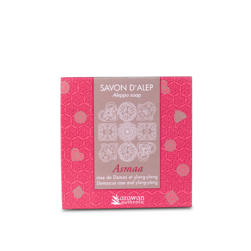 Jabon alepo rosa y ylang 9 u. Karawan