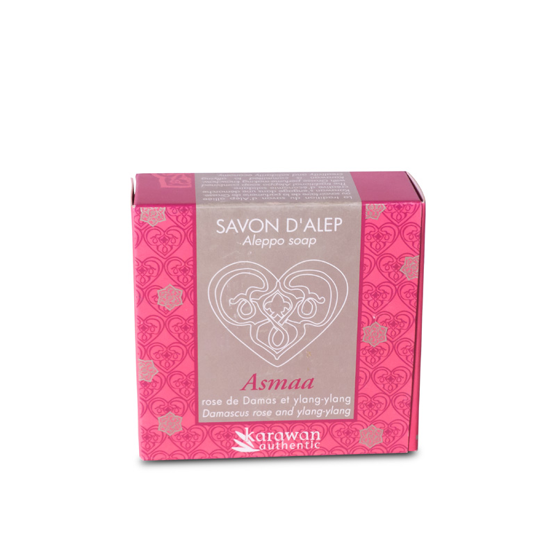 Jabon alepo rosa y ylang 100 gr. Karawan