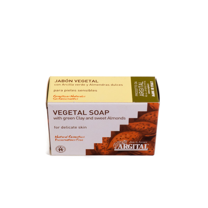 Jabon arcilla y almendras 100 gr. Argital