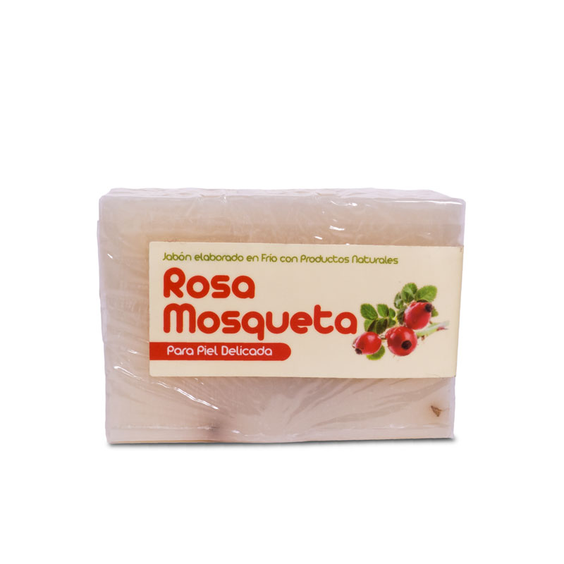 Jabon rosa mosqueta 100 gr. Solnatural