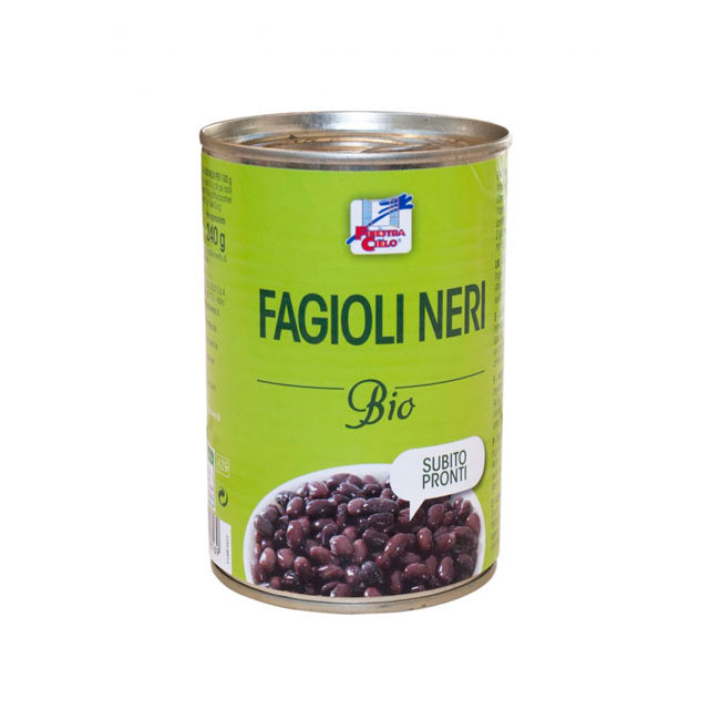 Judias negras cocidas 400 gr. Finestra Sul Cielo