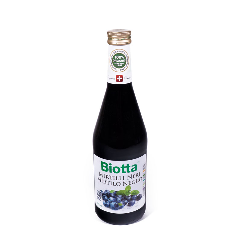 Jugo de mirtilo 500 ml. Biotta