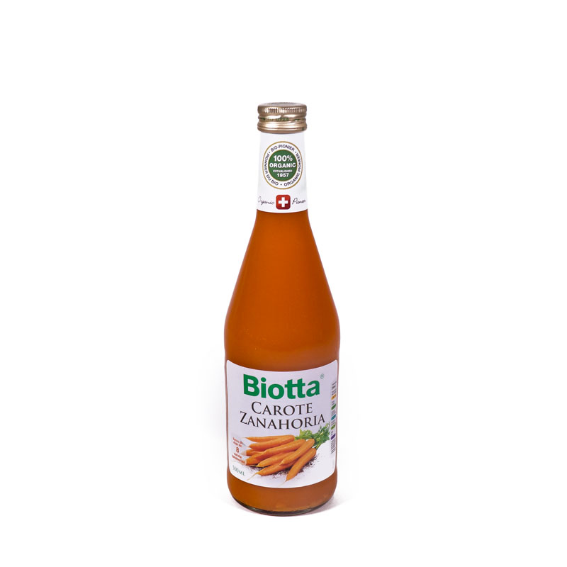 Jugo de zanahoria 500 ml. Biotta