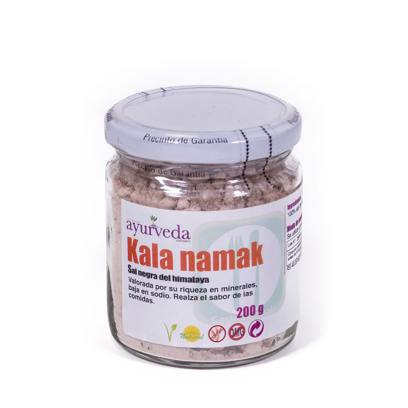 Kala Namak sal negra 200 gr. Ayurveda