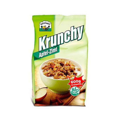 krunchy manzana-canela 600gr Barnhouse