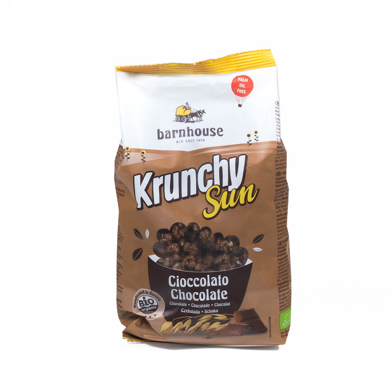 krunchy sun chocolate 375 gr. Barnhouse