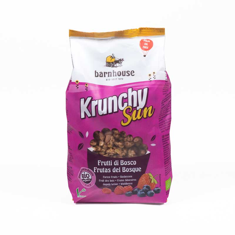 krunchy sun frutos del bosque 375 gr. Barnhouse