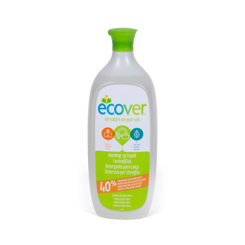 Lavavajillas limon aloe vera 950 ml. Ecover
