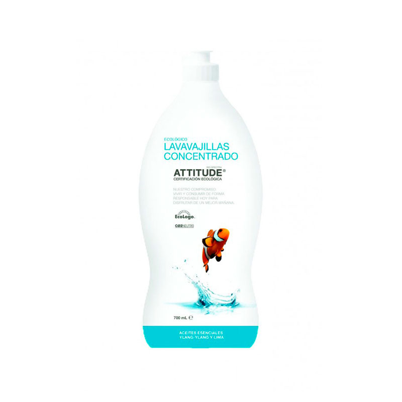 Lavavajillas mano ylang-lima 800 ml. Attitude