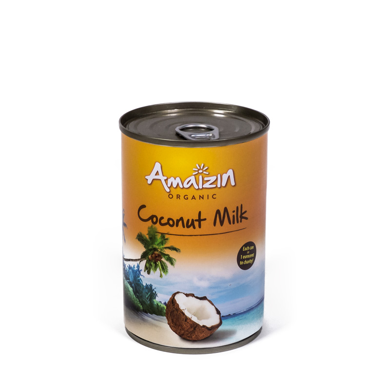 Leche de coco 400 ml. Amaizin