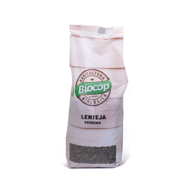 Lenteja verdina 500 gr Biocop