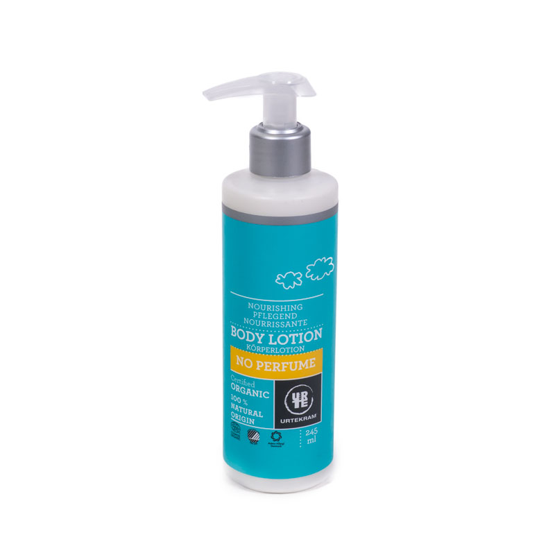 Loción corporal sin perfurme 245 ml. Urtekram