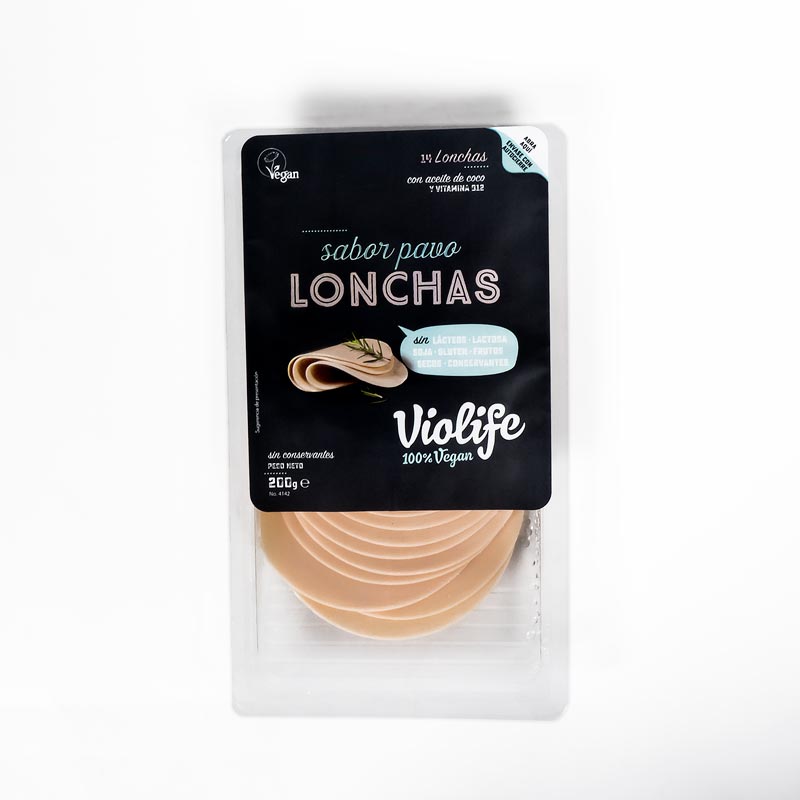 Lonchas veganas pavo 200 gr. Violife