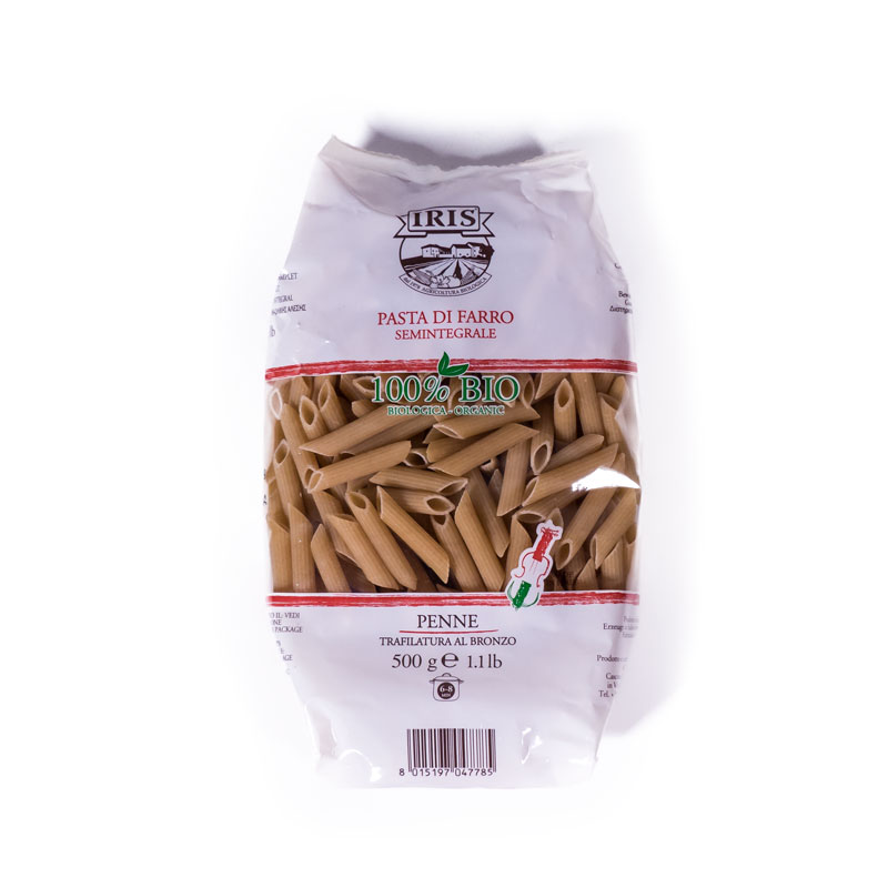 Macarrones espelta semi-integral 500 gr. Iris