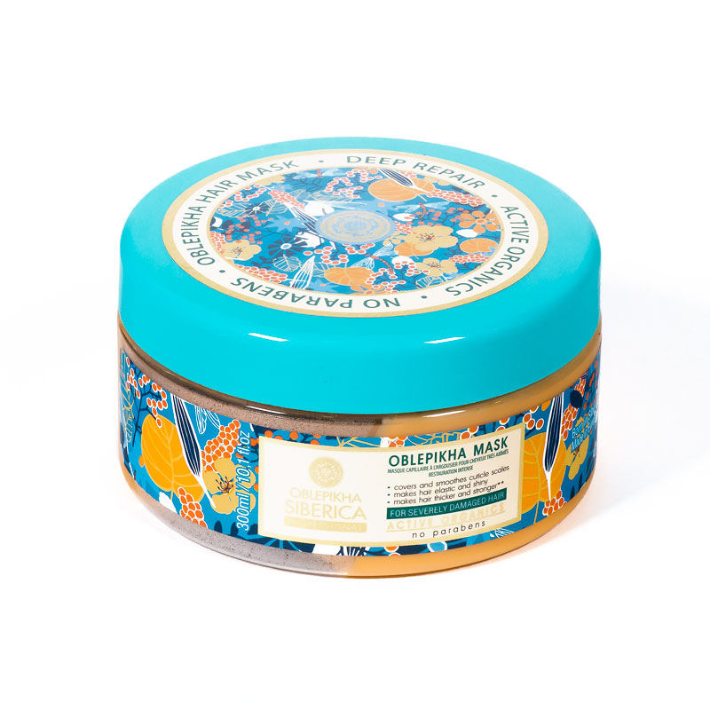 Mascarilla cabello dañado 300 ml. Oblepikha