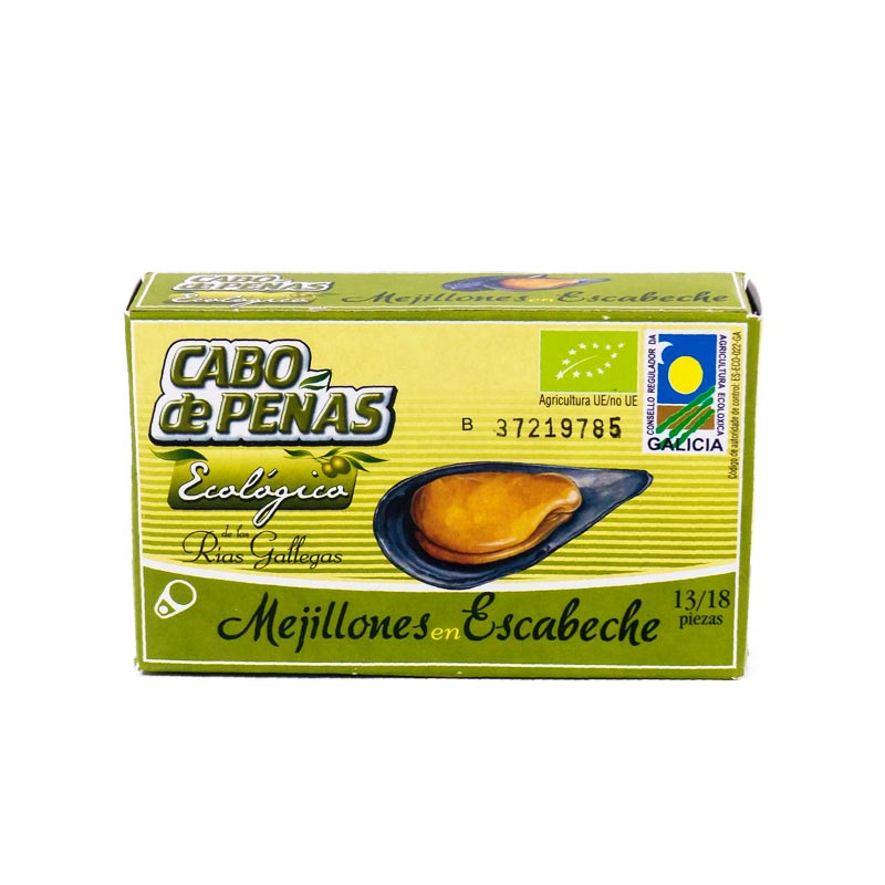 Mejillones 13-18 en escabeche 120 gr. Cabo de Peñas