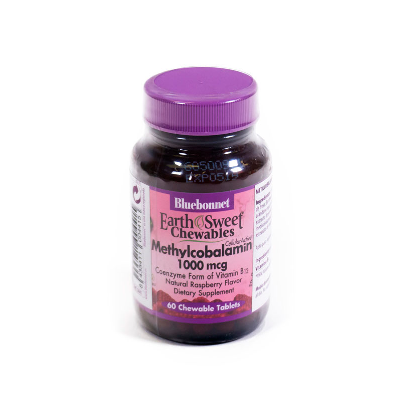 Metilcobalamina B12 60 masticables Bluebonnet