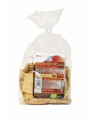 Mini crackers espelta-pizza 250gr Finestra