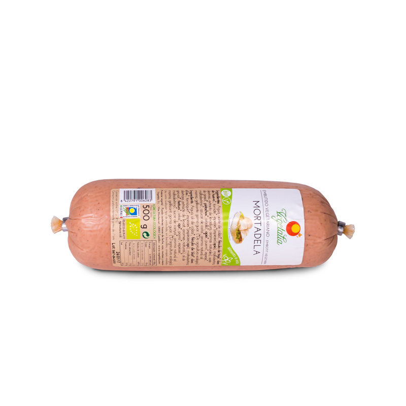 Mortadela vegetal granel 500gr Vegetalia
