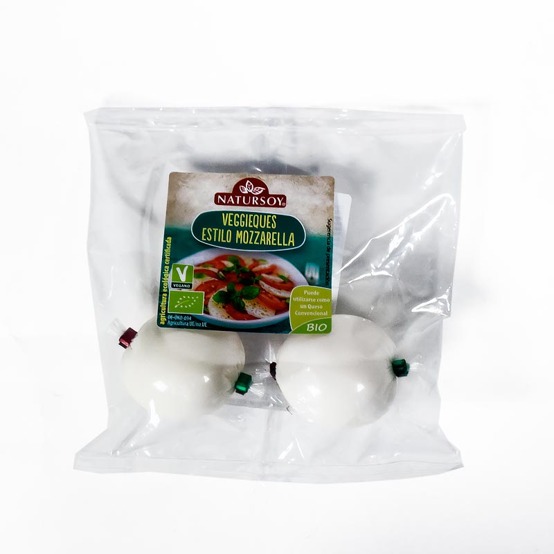 Mozzarella vegana 2 x 60 gr. Natursoy
