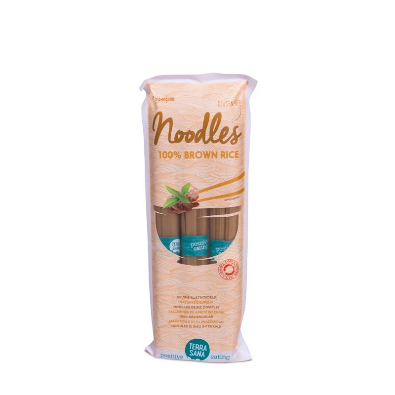 Noodles de arroz integral 250 gr TerraSana