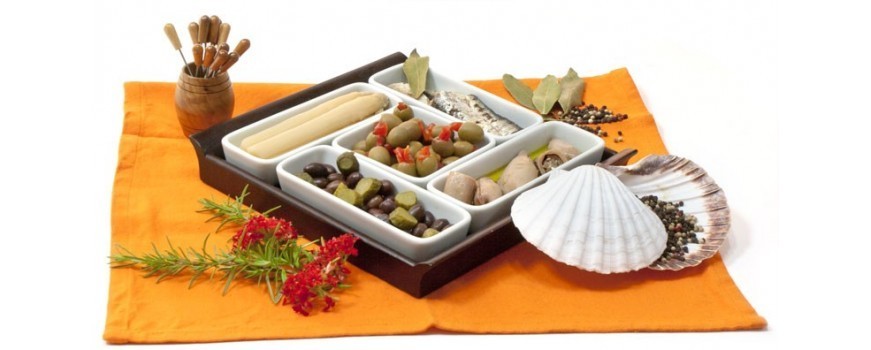 Olivas, conservas y patés