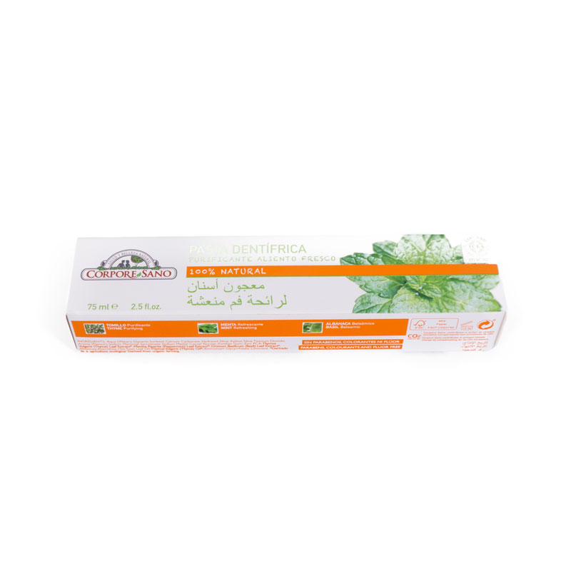 Dentifrico purificante 75 ml. Corpore Sano