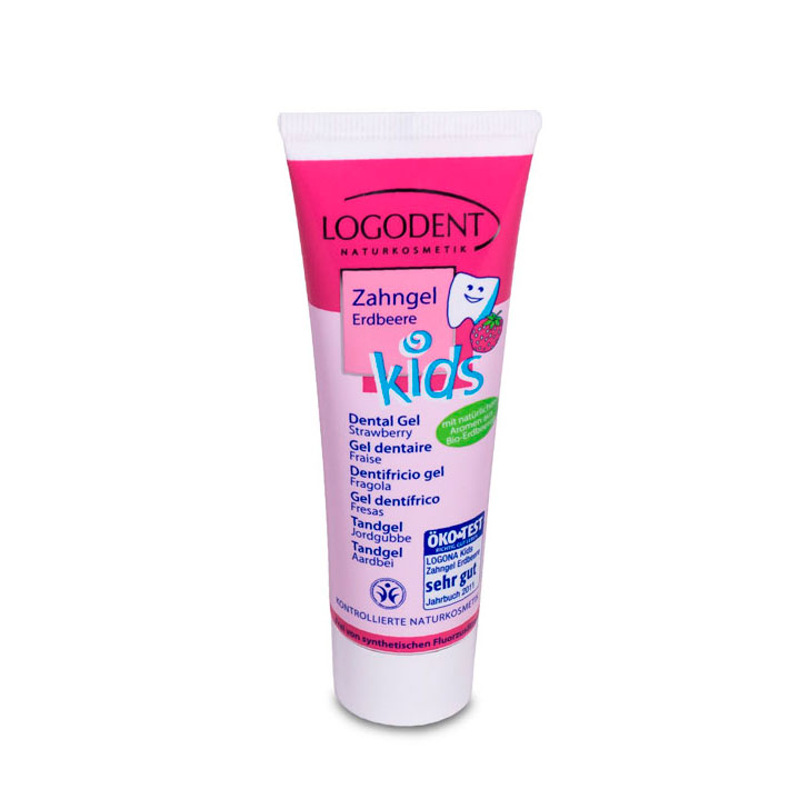 Gel dental kids fresa 50 ml. Logona