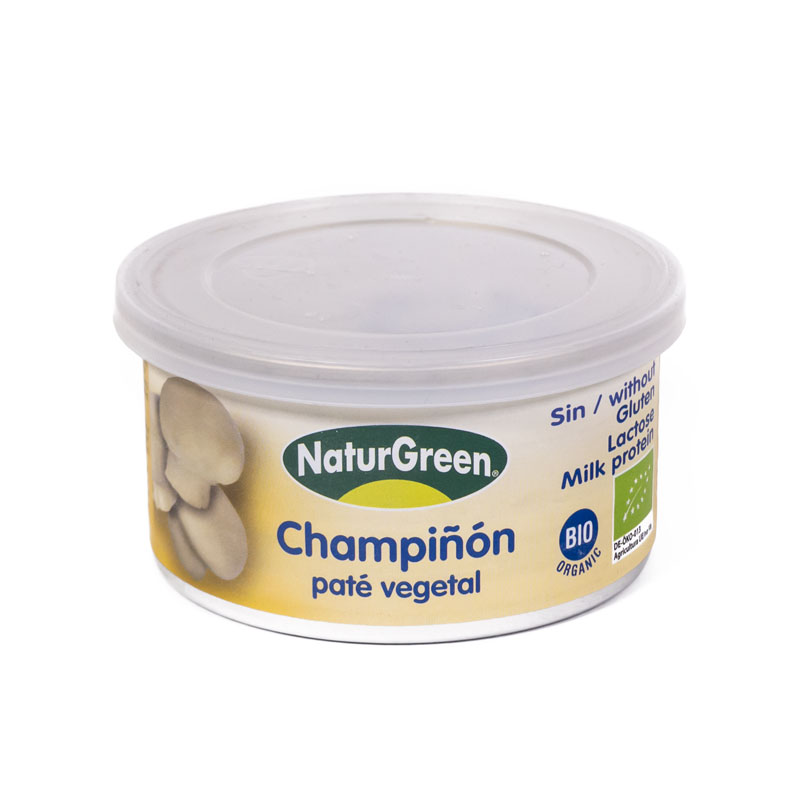 Pate de champiñon 125 gr Naturgreen