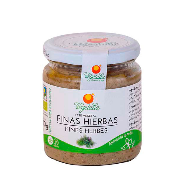 Pate hierbas provenzales 210 gr. Vegetalia