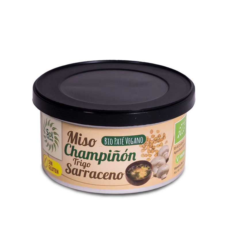Pate miso,champ. y sarrac. 125 g Sol Natural
