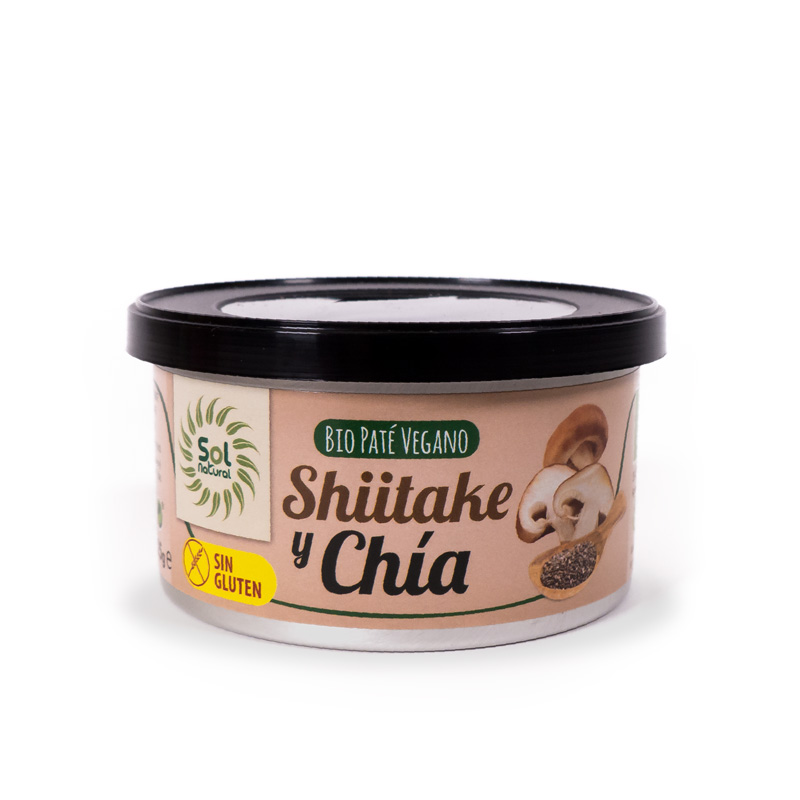 Pate shiitake y chia 125 gr. Sol Natural