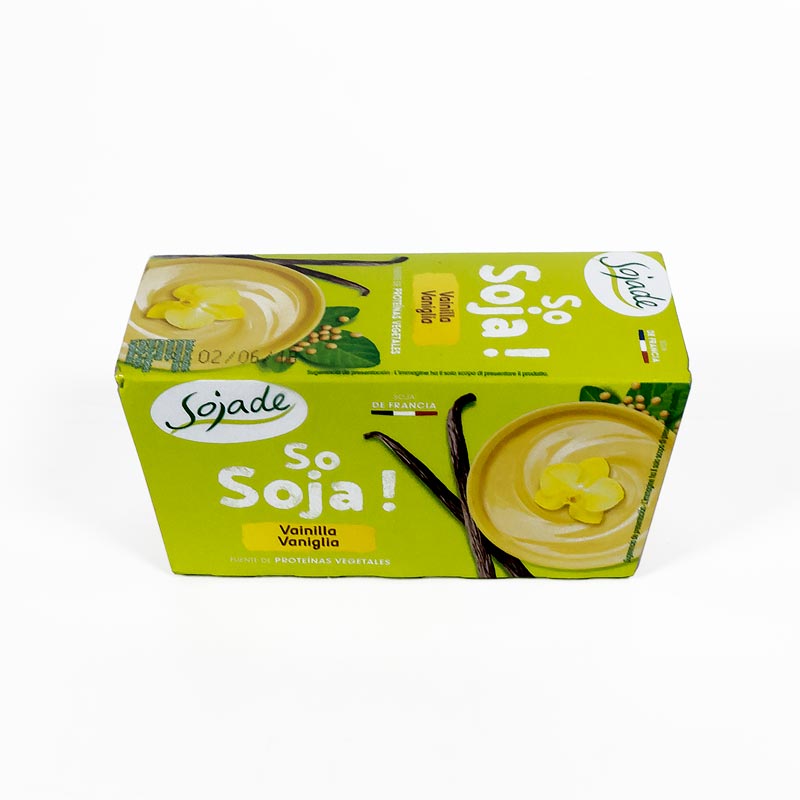 Postre de soja y vainilla 2x100 gr Sojade