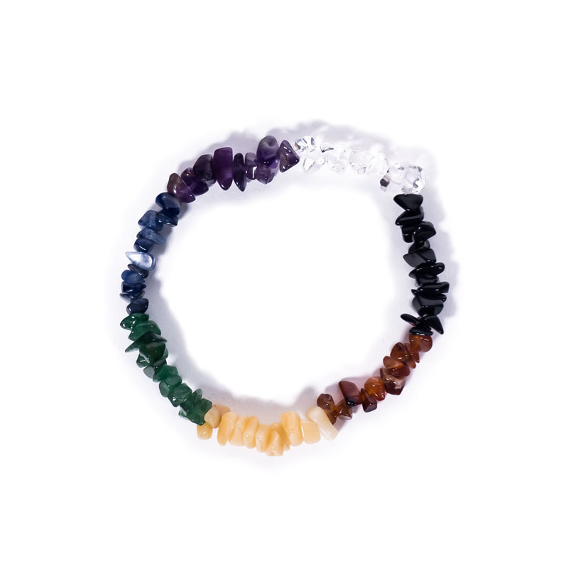 Pulsera chip minerales chakras