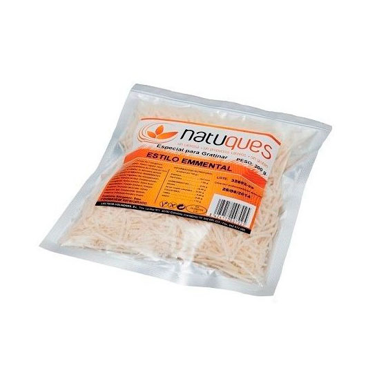 Queso vegetal rallado emmental 200gr Natuques