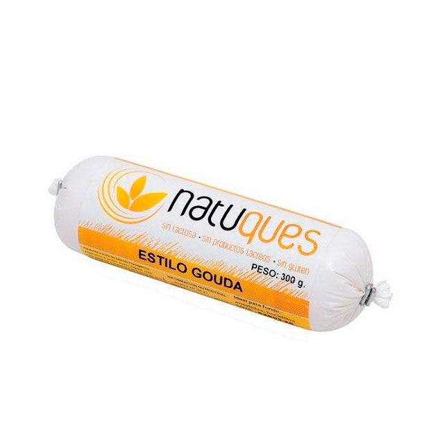 Queso vegetal rulo Gouda 300gr Natuques