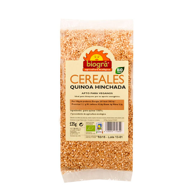 Quinoa hinchada 125 gr. Biográ