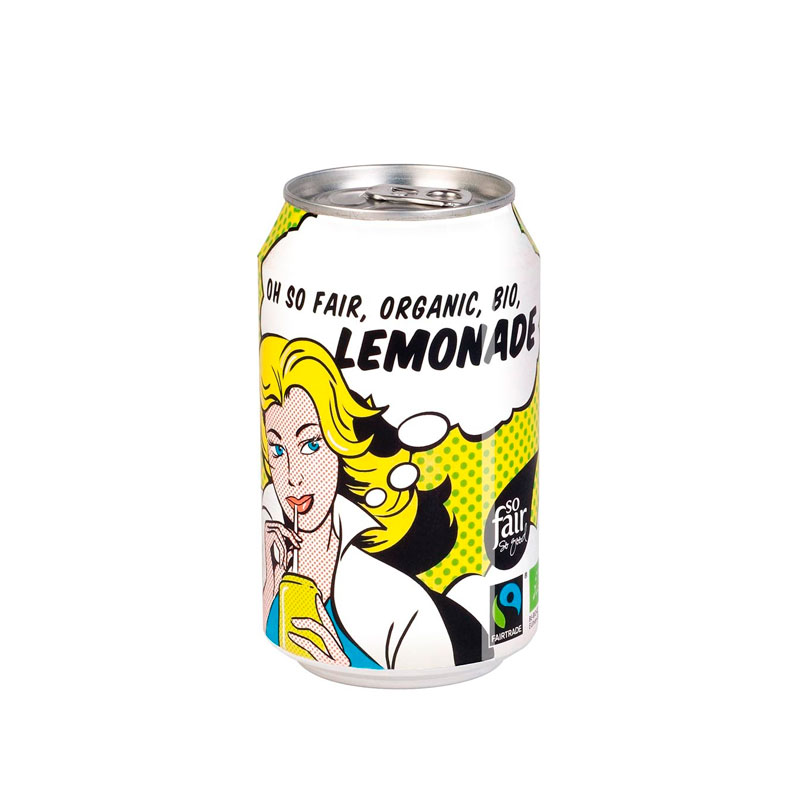 Refresco limón 330 ml. Intermón Oxfam