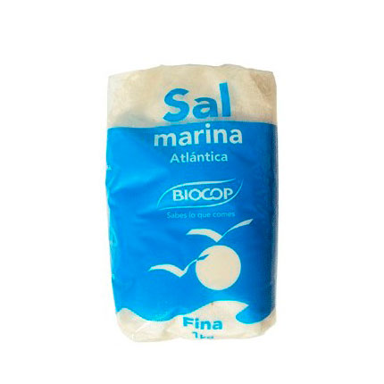 Sal marina fina 1 kg. Biocop