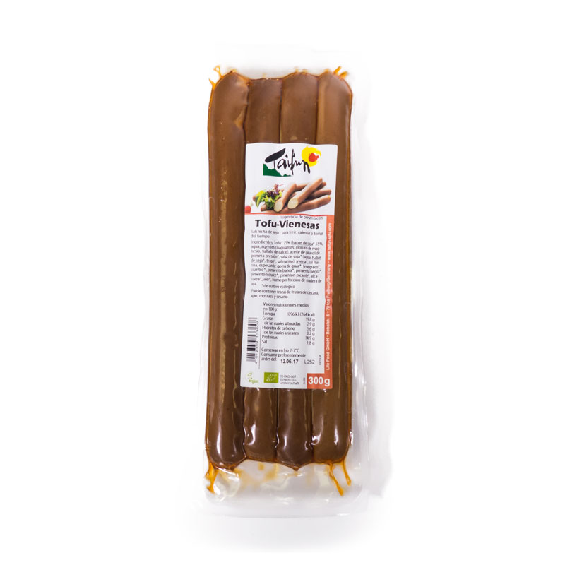 Salchichas de tofu vienesas 300gr Taifun