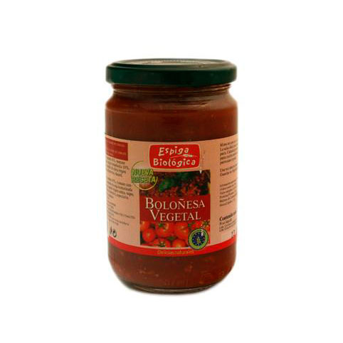 Salsa boloñesa vegetal 300 gr. Espiga