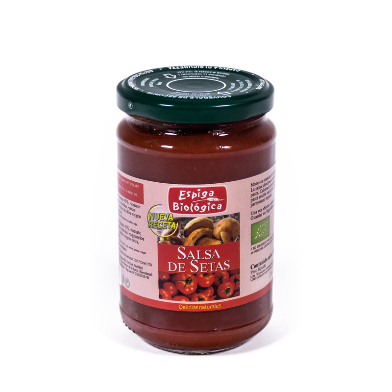 Salsa de tomate con setas 300gr Espiga
