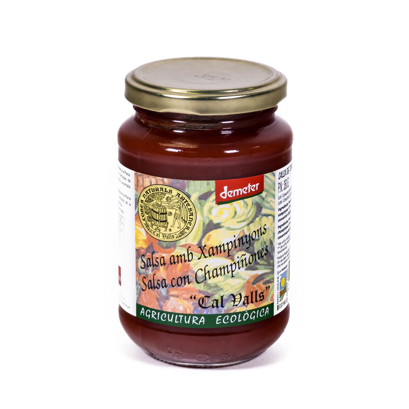 Salsa tomate con champiñon 350 gr. Cal Valls