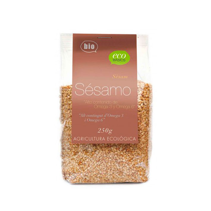 Semillas de sesamo natural 250 gr Ecobasics