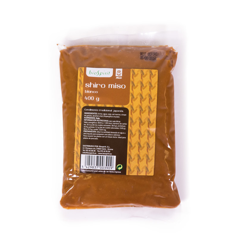 Shiro miso blanco 400 gr Biospirit