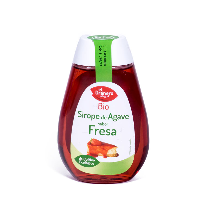 Sirope de agave fresa 335gr Granero