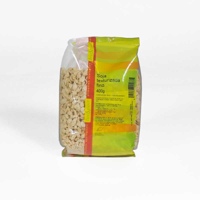 Soja texturizada fina 400 gr. Biospirit