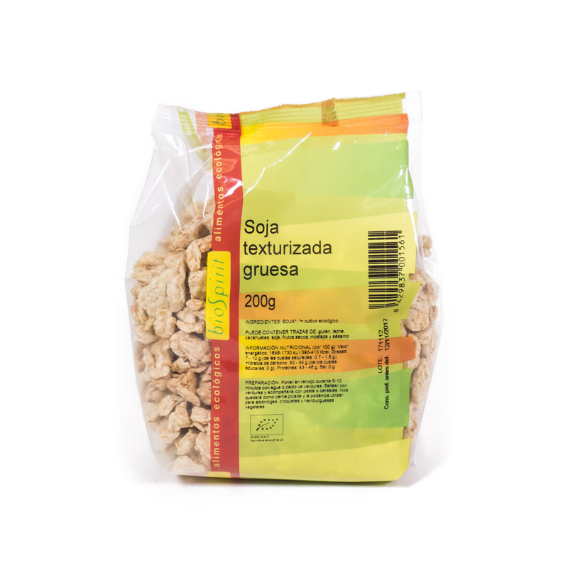 Soja texturizada gruesa 200gr Biospirit