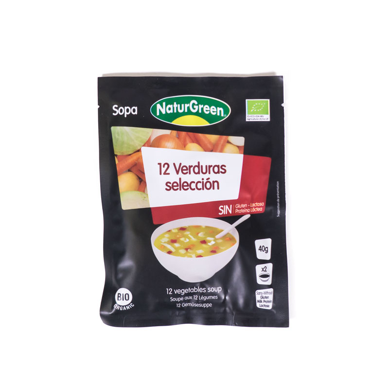 Sopa 12 verduras 40gr Naturgreen