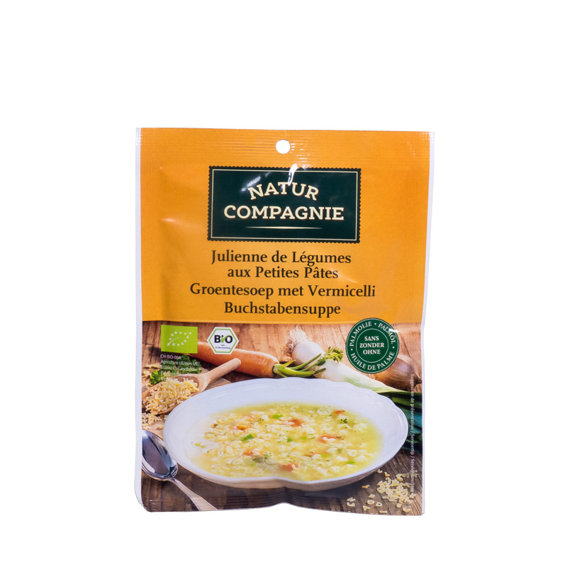 Sopa juliana y pasta 50gr Natur Compagnie